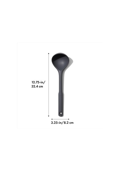 Lexroo Good Grips Silikon Kepçe, Biber Mısır, Büyük - Isıya Dayanıklı