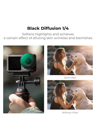 K&f Concept Nd2-32 & Cpl & Black Mist 1/4 Filter Kit Djıosm...