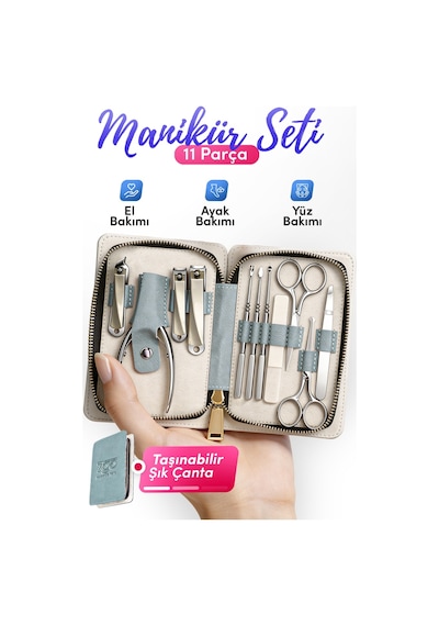7go 7gm-s1 Profesyonel Manikür Seti 1'li