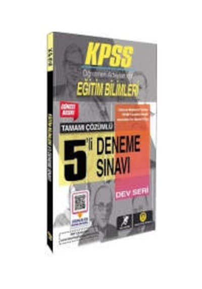 Tasarı Yayınları 2024 Kpss Eğitim Bilimleri 5'li Deneme Sınavı
