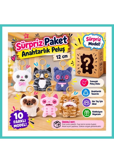 Fuggler Anahtarlık Sürpriz Paket 12 Cm Nyjoybz