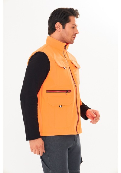 Orange Safety Softshell Turuncu Yelek