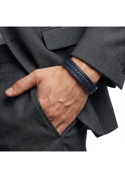 Moncuk Design Sadece Lacivert Saç Örgülü Çoklu Bileklik 33513b10d6 Siyah
