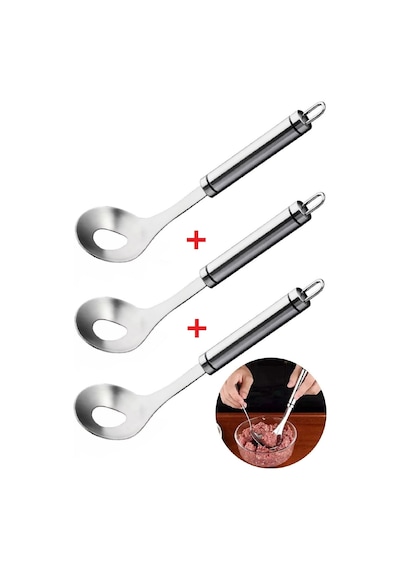 Top Köfte Yapma Kaşığı Sulu Köfte Kıyma Et Sebze Pirinç Lokma To