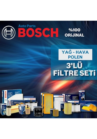 Hyundai Accent Blue 1.6 Crdı Bosch  Filtre Bakım Seti 2011-2016 (495301577)