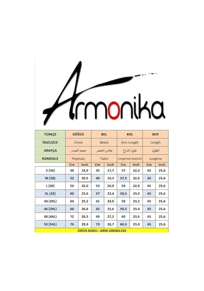 Armonika Kadın Beyaz Yakasi Bağlamali Desenli Gömlek Arm-20k001150