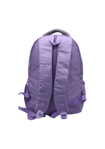 Lila Unisex Okul Çantası Su Geçirmez Kumaş Unisex Okul Sırt Çantası 2200 Lila
