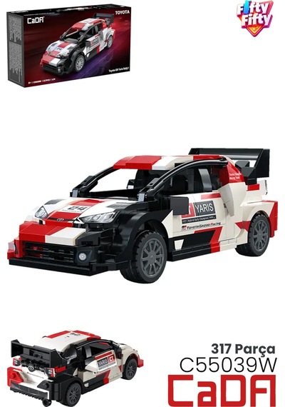 Cada Toyota Gr Yaris Rally One 317 Parça Oyuncak Yapım Seti Blok Araba -ffcada-c55039w