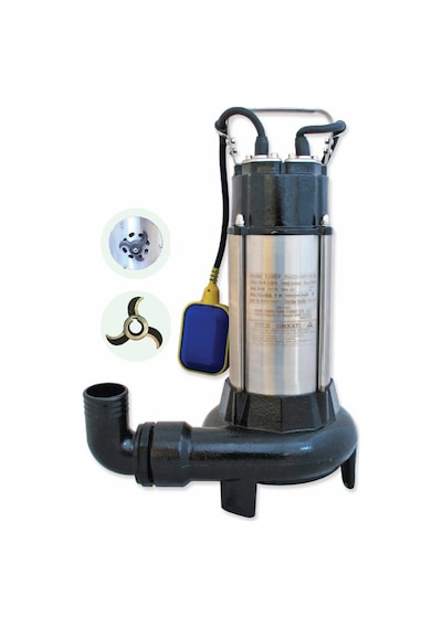Bıçaklı Tip 1.5 Hp Kirli Su Drenaj Pompası