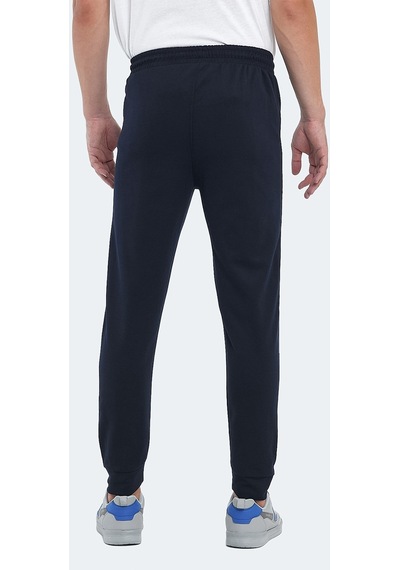 Slazenger ONLY IN Erkek Fermuar Cepli Lacivert Eşofman Altı