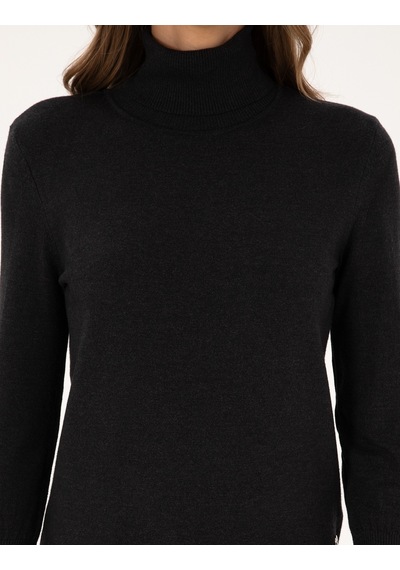 Pierre Cardin Kadın Antrasit Kazak /triko 50310886-vr006 Antrasit