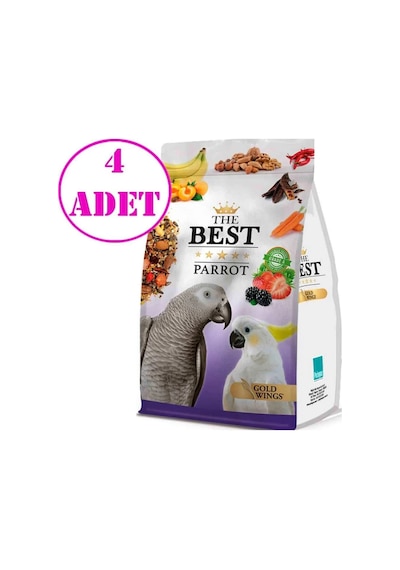 Gold Wings The Best Papağan Yemi 1,25 Kg X 4 Paket