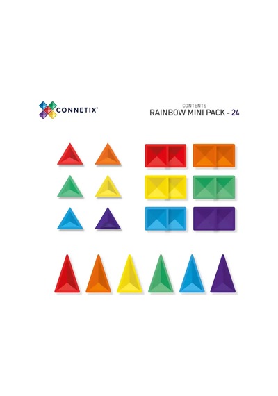 Connetix Rainbow Mini Set - 24 Parça Con-eu-24