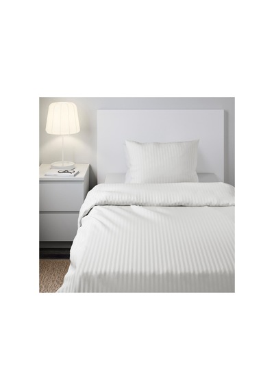 Ikea Nattjasmın Tek Kişilik Nevresim Takımı 150 X 200 Cm Beyaz
