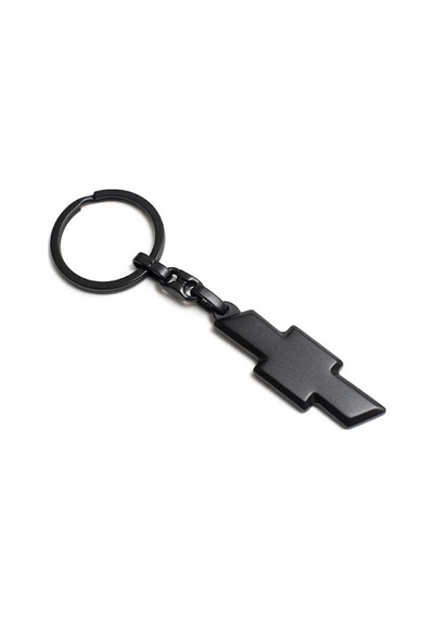 Chevrolet 3d Metal Otomobil Anahtarlığı - Siyah Kaplamalı Oto Anahtarlık