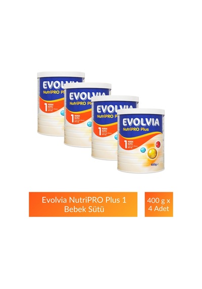 Evolvia Nutripro Plus 1 Bebek Maması 400 G 4 Adet