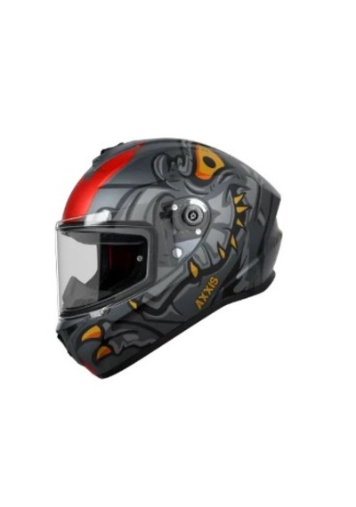 Axxıs Draken Dınotoon B5 Mat Kırımızı Kask