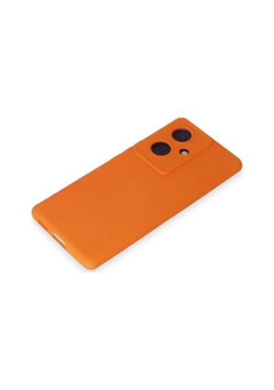 Vivo V29 Lite Kılıf Nano İçi Kadife Silikon - Turuncu -
