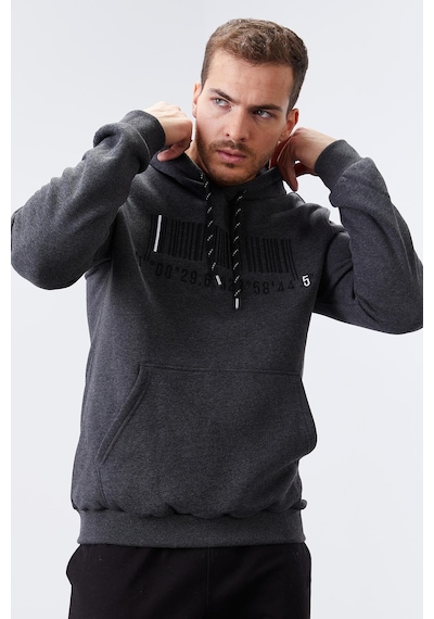 Tommy Life Antrasit Melanj Nakışlı Kanguru Cep Standart Kalıp Kapüşonlu Erkek Sweatshirt - 87839 Antrasit Melanj Tommy Life Antrasit Melanj Nakışlı Kanguru Cep Standart Kalıp Kapüşonlu Erkek Sweatshirt - 87839 Antrasit Melanj