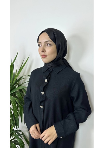 Fuat Gürşen Fg-25k4354-s Siyah Renk Tunik Çok Renkli
