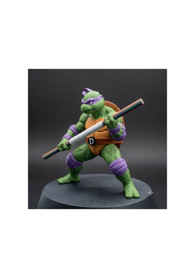 Donatello Ninja Kaplumbağa Figür 20cm-3d Baskı-kolleksiyonluk Biblo