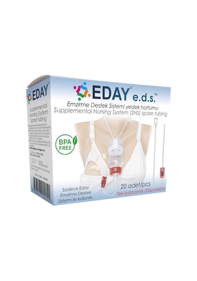 Eday Eds Emzirme Destek Sistemi Yedek Hortum (20 Adet)