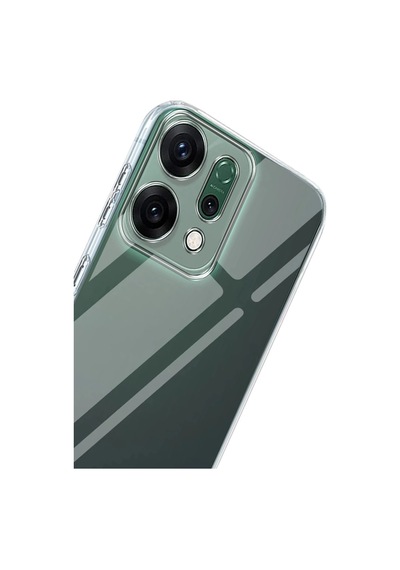 Oppo Reno 14 Kılıf Lüx Şeffaf Silikon - Şeffaf -