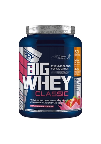 Big Whey Classic Whey Protein Tozu Çilek Aroma 990g - 30 Servis - Shaker 500 Ml Aromasız