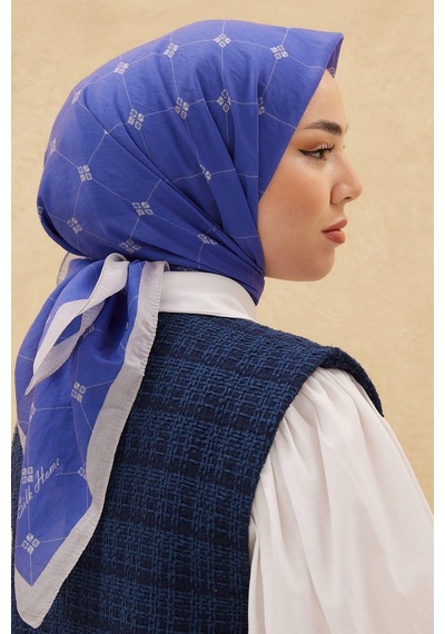 Silk Home Olinda Eşarp - Saks Gri - Saks Gri