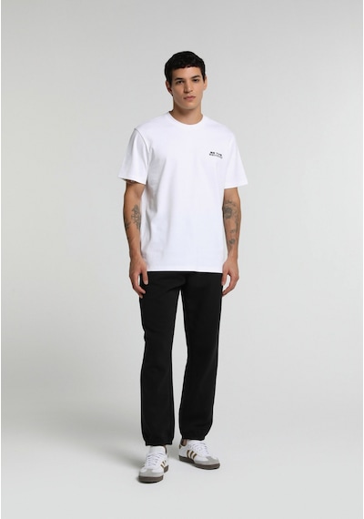 Colin's Colins Regular Fit Yuvarlak Yaka Düz Erkek Beyaz Kısa Kol Tişört Cl1082287 Q1.v2 Wht