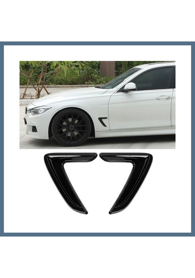 Buradabulabilirsin Bmw Tip Çamurluk Havalandırma Venti Kısa Parlak Siyah Nkt98 Bbz