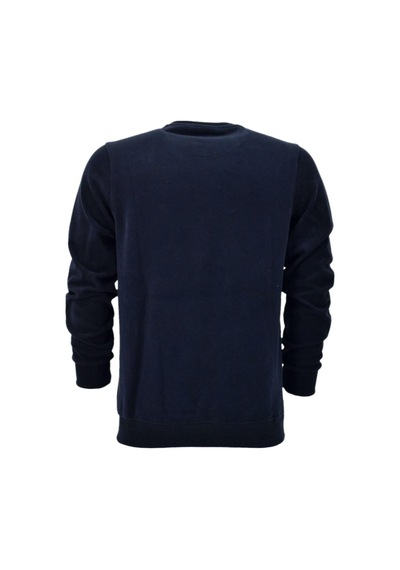 Erkek Sıfır Yaka Sweatshirt Bgl-st04198 Koyu Lacivert