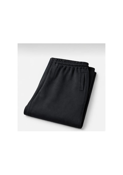 Genel Markalar Erkek Büyük Beden Siyah İki İplik Kompak Penye Cep Fermuarlı Eşofman Altı 3xl-4xl-5xl-6xl-7xl-8xl Siyah