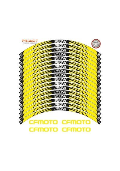 Cfmoto 250nk Uyumlu Jant Şeridi Model 6 Diğer