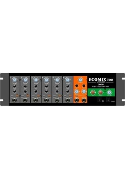 Atak Ecomix 300 Eko Reverp 6 Kanal 300 Watt Mono Seslendirme Anfisi