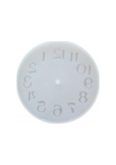 Epoksi Dişli Motifli Tepsi Kalıp 36 Cm Şeffaf