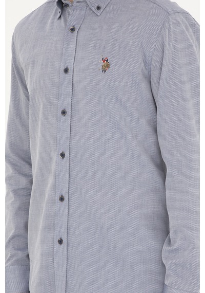 U.s. Polo Assn. Erkek Lacivert Gömlek Basic 50282609-vr033 Lacivert