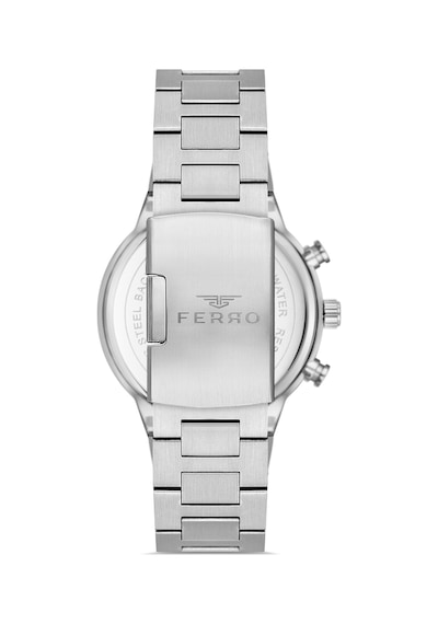 Ferro Fm11568awt-l3 Quartz Çelik Gri Lacivert 3 Atm Erkek Kol Saati Gri