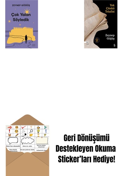 Çok Yalan Söyledik + Yok Çünkü Telafisi + Okuma Sticker'ları