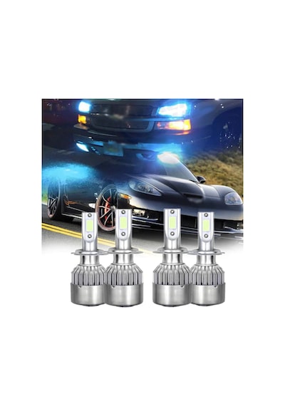 Zembil Hb4 9006 Şimşek Etkili Led Xenon Zenon 8000K Buz Mavisi