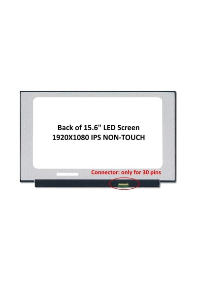 15.6 Slim 30 Pin Kısa Ips 1920x1080 60hz Devre Kartı 26cm Notebook Ekran
