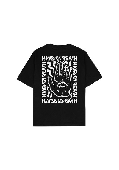 Adrift Hand Of Dead Siyah Oversize Unisex T-shirt Siyah