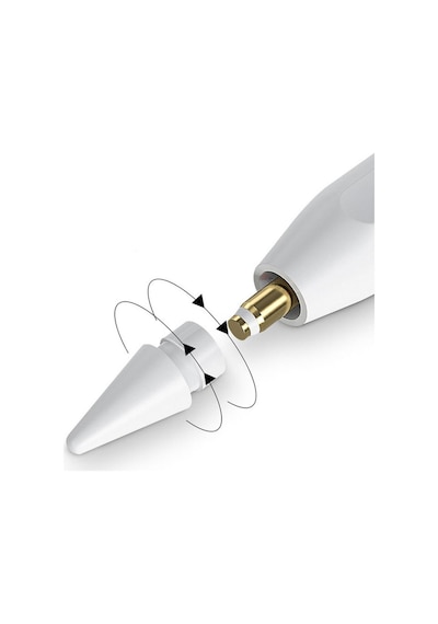 Pencil 2./1. Nesil Pencil Pro/usb-c İçin İpad Pro/mini/air Dayanıklı 6 Yedek Uçları Ve Çantası