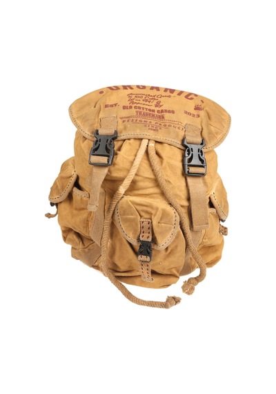 oldcottoncargo OLD COTTON CARGO AHTAPOT MODEL UNİSEX SIRT ÇANTASI 5093 CAMEL