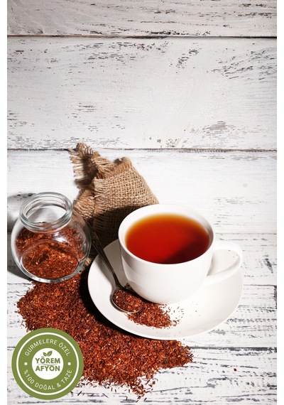 Yörem Afyon Zengin Aromalı Diyet Dostu Vitamin & Mineral Deposu Rooibos Çay, Kırmızı Çay 110gr.