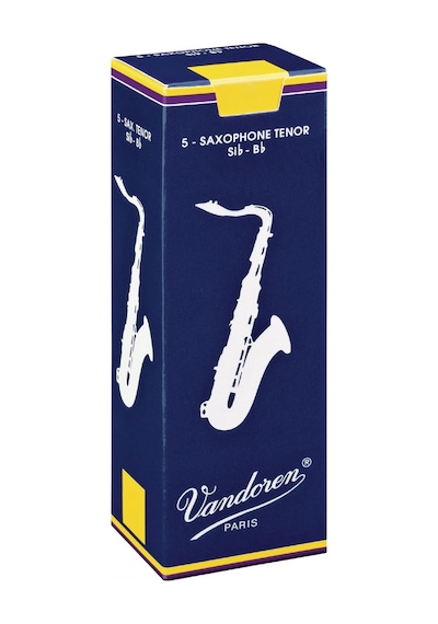 Vandoren Sr222 Traditional Tenor Saksafon Kamışı No: 2.0 Başlangıç/eğitim - 5'li Paket Standart Başlangıç Sertliği Ve Kararlı Ton Yapısı