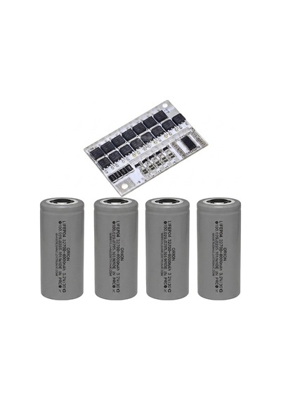 4 Adet Orion Lifepo4 Pil Ve 4s 80 Amper 100 Amper Anlık Bms.