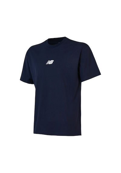 New Balance Nb Lifestyle Erkek T-shirt Mnt1642-avı Lacivert