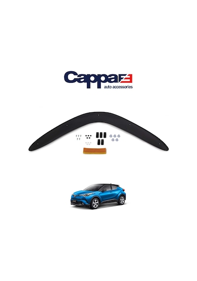 Cappafe Toyota Uyumlu C-Hr Ön Kaput Koruyucu Rüzgarlık 4Mm Abs 2016-2