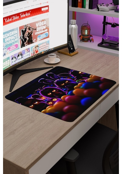 Five Nights At Freddy's Dikişli Kauçuk Oyuncu Mousepad V3 - 48x40 Xl Gaming Mouse Pad